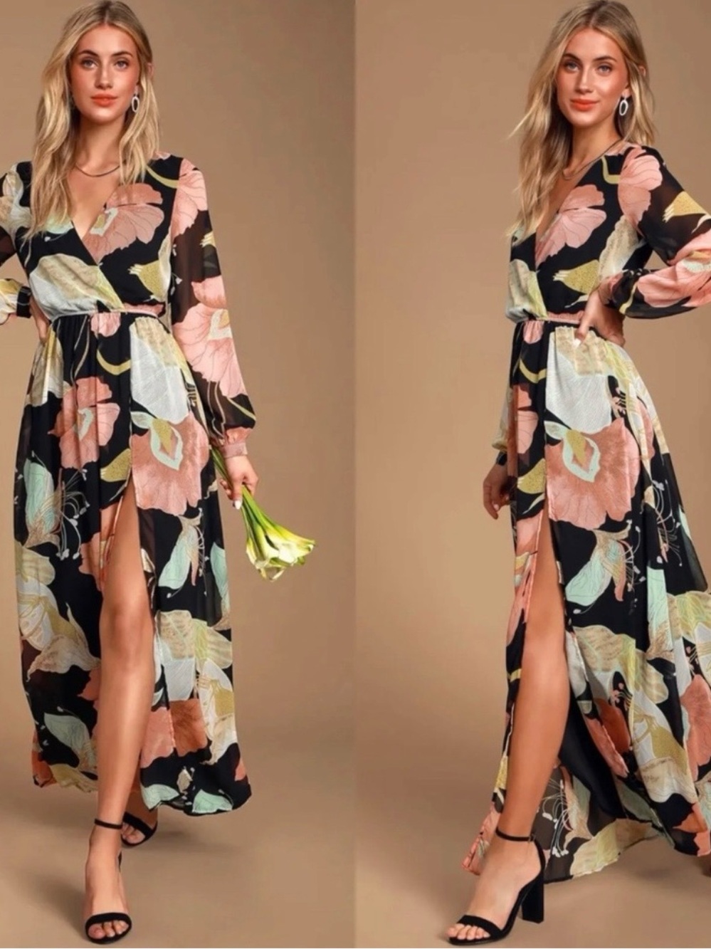 Lulus Wondrous Water Lilies Dress